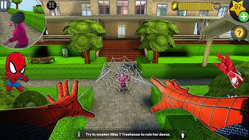 nick turned into troll spider-man Miss T - Scary Teacher 3D_mod menu ,gameplay android/ios part 1177