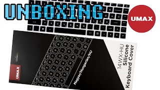 UMAX Silicone Keyboard Cover 14WX-HU | Magyar | UNBOXING Kicsomagolás | Szilikon billentyűzet borító