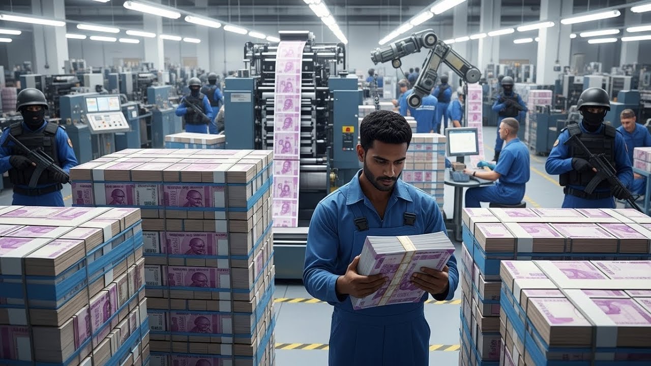Inside the Indian Rupee Factory: The Full Process of Printing India's Currency