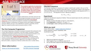 Ada Lovelace - IACS challenge