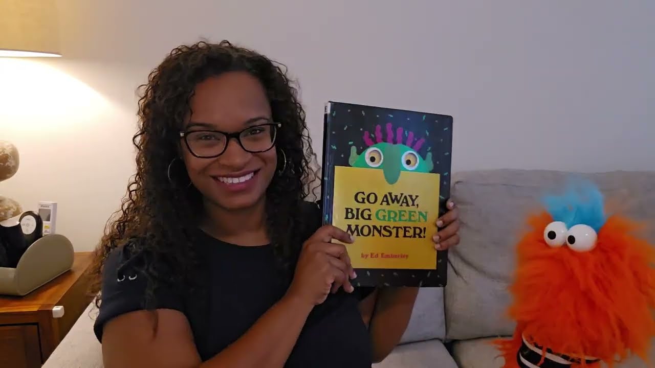 Go Away, Big Green Monster! Bilingual Storytime with Ms. Yari & Tango 🐻📚Spanish and English