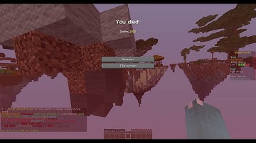 Caught Hacker Teleporting and reach hacking on Skybounds