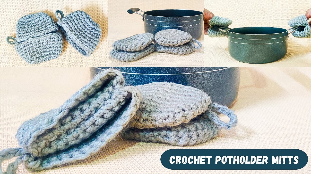 Crochet Potholders: art in small (FREE pattern)