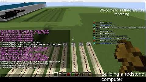 Building a redstone computer E1 [The ALU and registers and maybe more!]