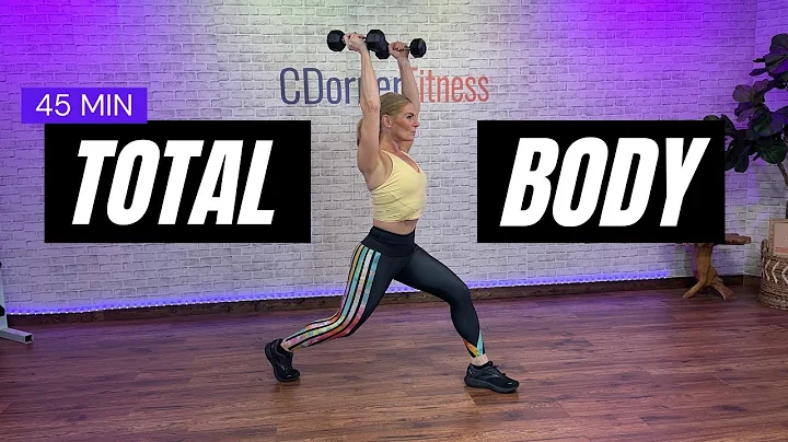 45 MIN TOTAL BODY AT HOME WORKOUT WITH DUMBBELLS!!