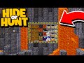 I made a SECRET Minecraft Base in the NETHER! (Hide Or Hunt #1)