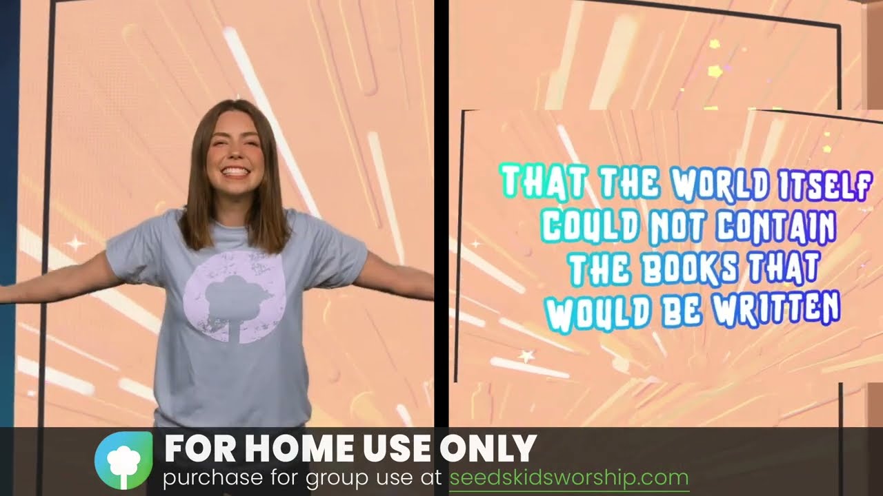 Tonton John 21:25 - So Much More (Hand Motions) di YouTube Tonton John 21:25 - So Much More (Hand Motions) di YouTube