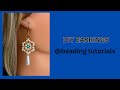 beaded earrings in 5 min. beading tutorial. beaded jewelry