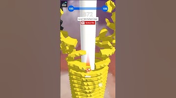 Stack Ball 🔥 Level 185 Perfect Clear in One Go 😱 | Insane Speed Run! #gaming #stackball #games