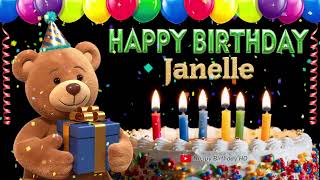 Janelle Happy Birthday To You - Happy Birthday Song Name Janelle