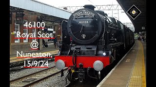 46100 Royal Scot Arrives Nuneaton On The Wcml, 15924