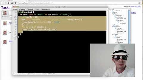 Taskr Evently CouchApp CouchDB Screencast