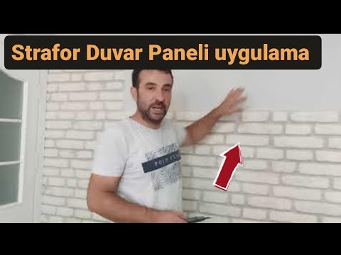 Duvar Paneli Uygulama Strafor panel uygulama videosu