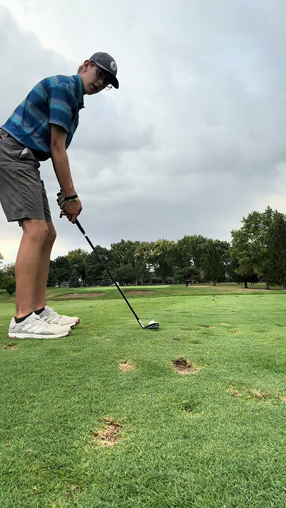 Week 1 of swing change so far way less steep!! #swing #illinois  #golfskill #fypシ#huntley