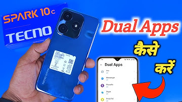How to create dual apps in Tecno spark 10c, Tecno spark 10c dual apps setting, Dual Apps