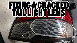 Fixing a Cracked Tail Light Lens with E6000 Adhesive