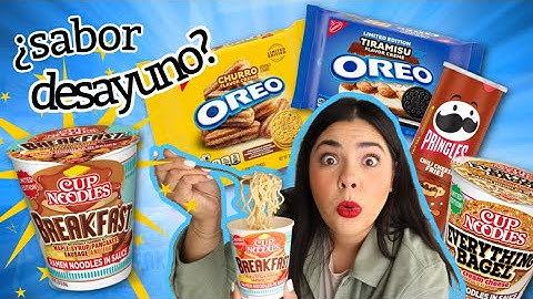 Probando Snacks de Estados Unidos | RebeO