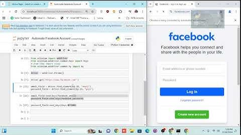Facebook Login Using Python: Quick and Easy Guide! #Shaheencodingzone