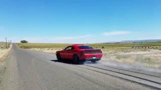 2016 dodge challenger rt scatpack burnout