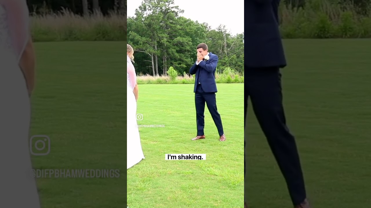 Groom Can't Stop Crying During First Look 🥹