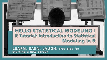 HELLO STATISTICAL MODELING I R Tutorial: Introduction to Statistical Modeling in R