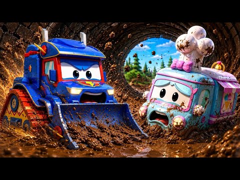 Super Truck Saves Ice Cream Day! 🍦🚛 | Melting Ice Cream | Super Truck Link Force
