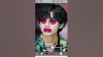 So i have made a pink smudge edit of Taehyung #BTS #ARMY #TAEHYUNG read description