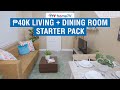 ₱40K Living   Dining Room Starter Pack | MF Home TV