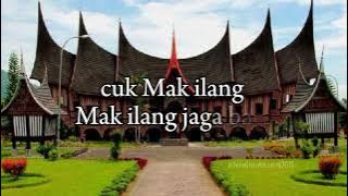 lirik lagu daerah 'cuk Mak ilang' berasal dari Palembang provinsi sumatera selatan