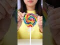 rainbow 🌈 lollipop asmr unwrap #asmr