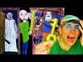 ESCAPE!!!😈 HELLO NEIGHBOR / BALDI'S BASICS / GRANNY'S HOUSE Coloring Page Game in Real Life