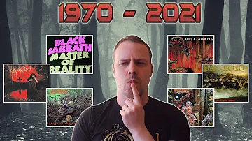 Best Metal Album From Each Year (1970-2021)