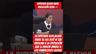 diputada alfa alexia rivas se las dejó ir sin vaselina a la oposición arena fmln vamos