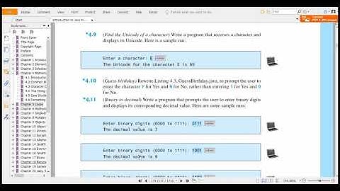 24. مقدمة في برمجة جافا | عملي | Chapter 4 | Exercises