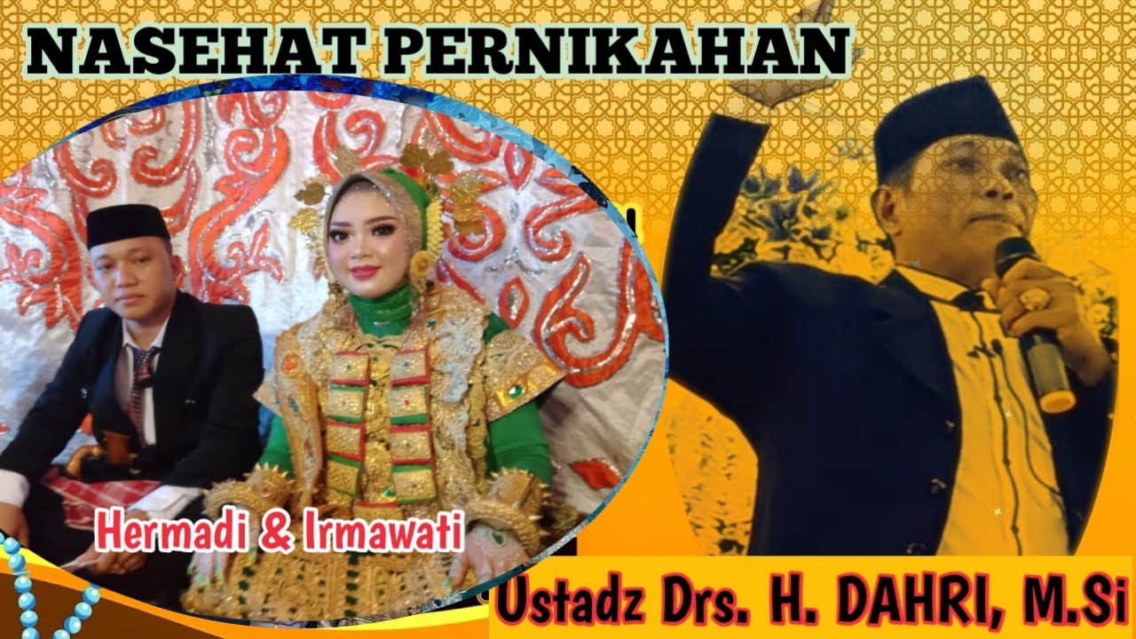 NASIHAT PERNIKAHAN BAHASA MANDAR SERU ❗, LUCU 😄 BIKIN BAPER TAPI PENUH MAKNAH.