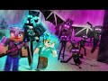 Protecting baby warden  alex and steve life minecraft animation