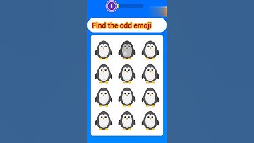 Puzzle quiz game 🤯🤔 | Find the odd emoji #shorts #trending #puzzles #quiz #games #challenge