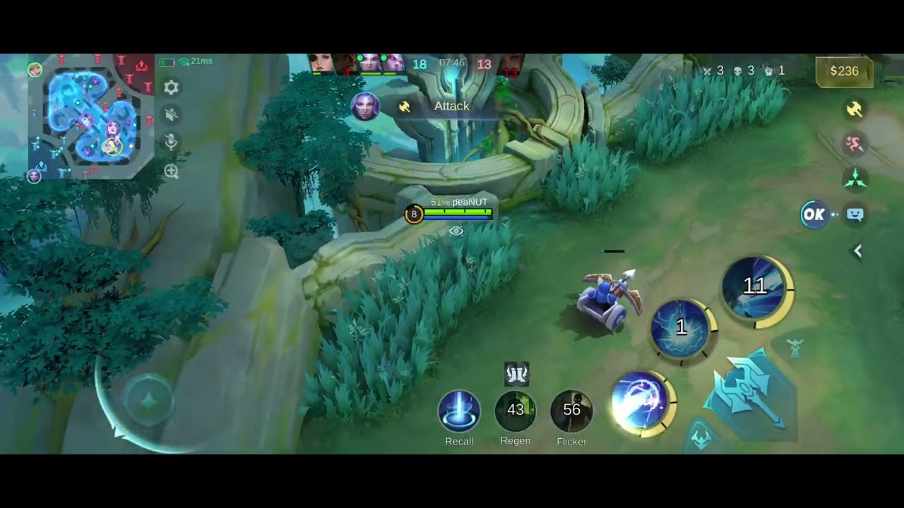 TOP1GLOBAL LAYLA triple kill