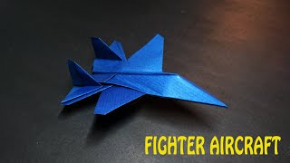 FIGHTER AIRCRAFT | SUKHOI SU-27 | Origami tutorial | 4K