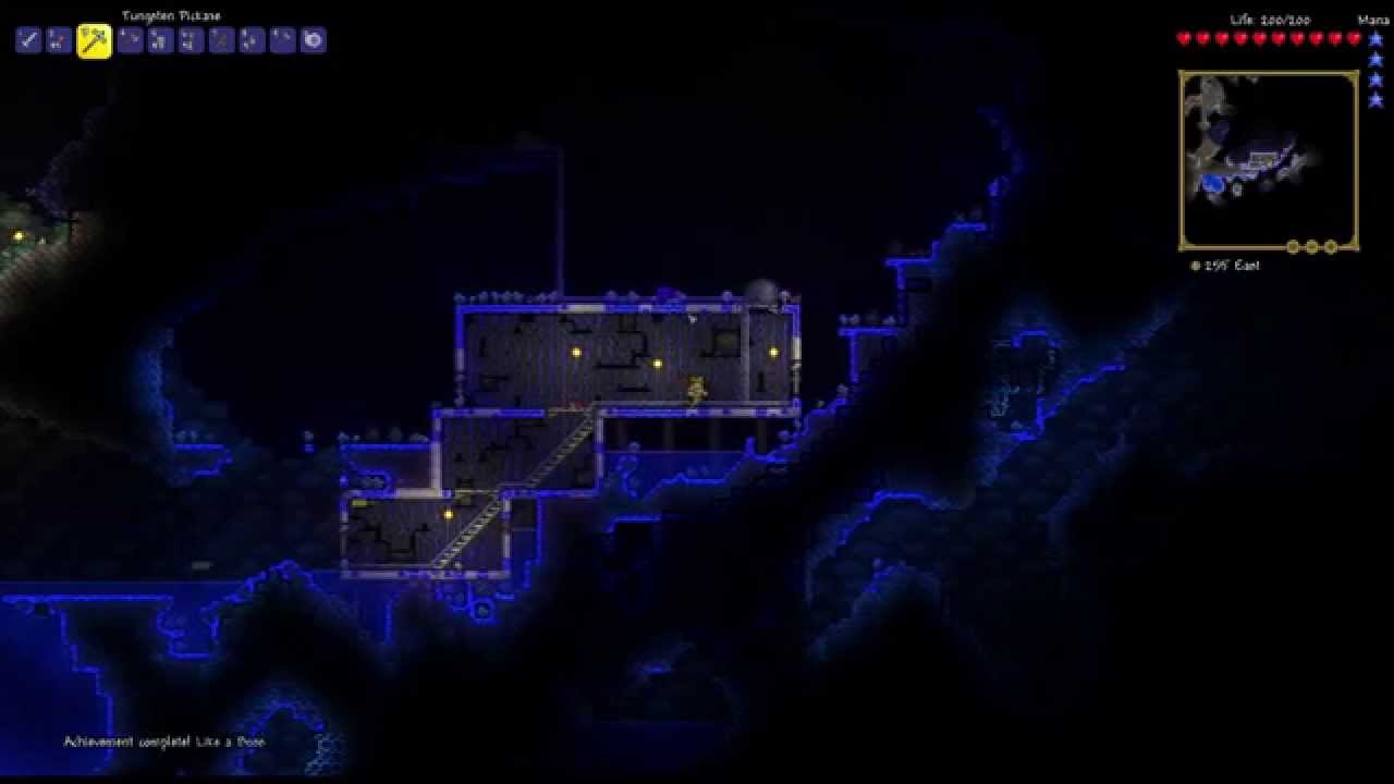 Terraria 1.3 Night Vision Helm, Accessories, & Mushroom Structure