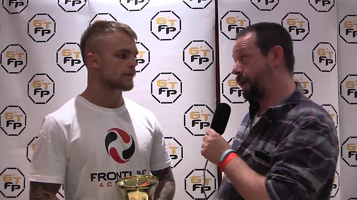 Post fight interview with Kenneth Evenson at GTFP 2