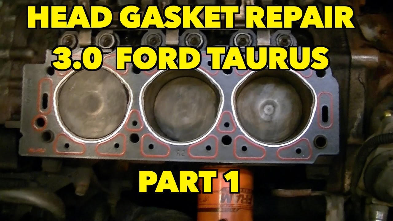 Ford Taurus Flex Fuel 3 0 2000 Head Gasket Job Part 1 Youtube