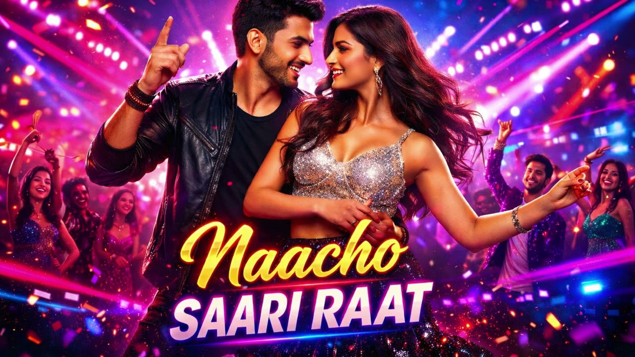 New Hindi Party Song 2026 | Naacho Saari Raat | Bollywood Dance Track | DJ Wedding Song