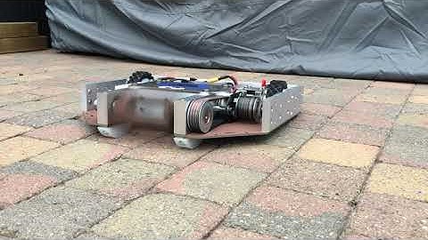 Team Upstart combat robot blheli weapon test