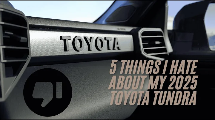 Top 5 dislikes about my 2025 Toyota Tundra TRD PRO