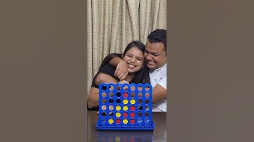 Connect 4 Game is the Best 🤩 #boardgames #couple