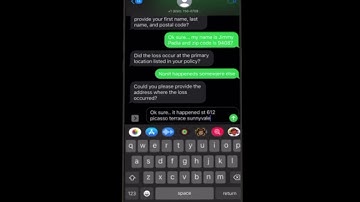 Automated claim status with textbot - Powered by Floatbot