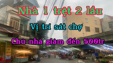 Nhà 1 trệt  2 lầu,vị trí cạnh chợ.đang giảm mạnh đến 500 triệu.mức giá để đầu tư.