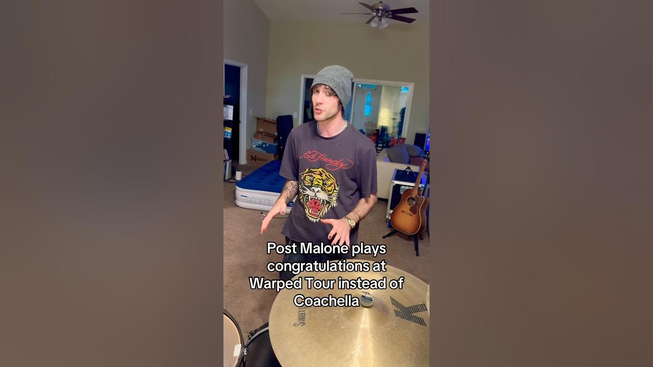 If Post Malone played ‘Congratulations’ at #warpedtour instead of Coachella #postmalone #coachella If Post Malone played ‘Congratulations’ at #warpedtour instead of Coachella #postmalone #coachella