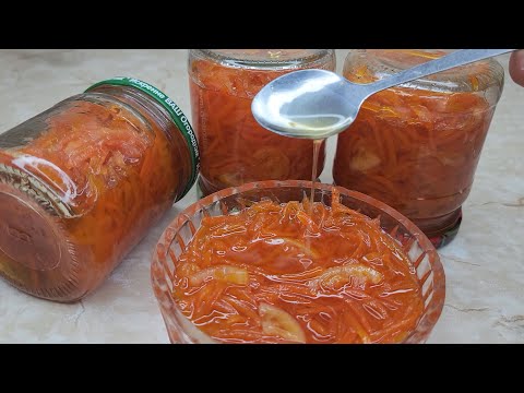 Sabzi murabbo/ Sabzi va limon murabbosini tayyorlash